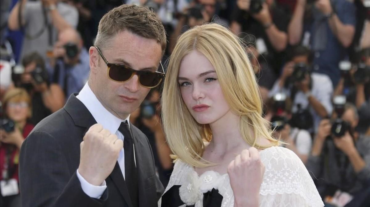 Nicolas Winding Refn y Elle Fanning, en la presentación de ’The neon demon’ en Cannes. Nicolas Winding Refn y Elle Fanning, en la presentación de ’The neon demon’ en Cannes.