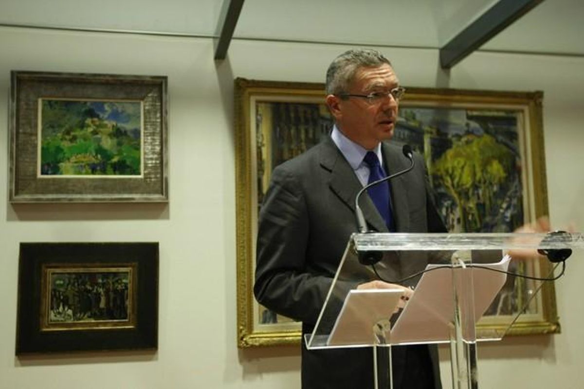 Alberto Ruiz-Gallardón en el Círculo de Economía. Alberto Ruiz-Gallardón en el Círculo de Economía.