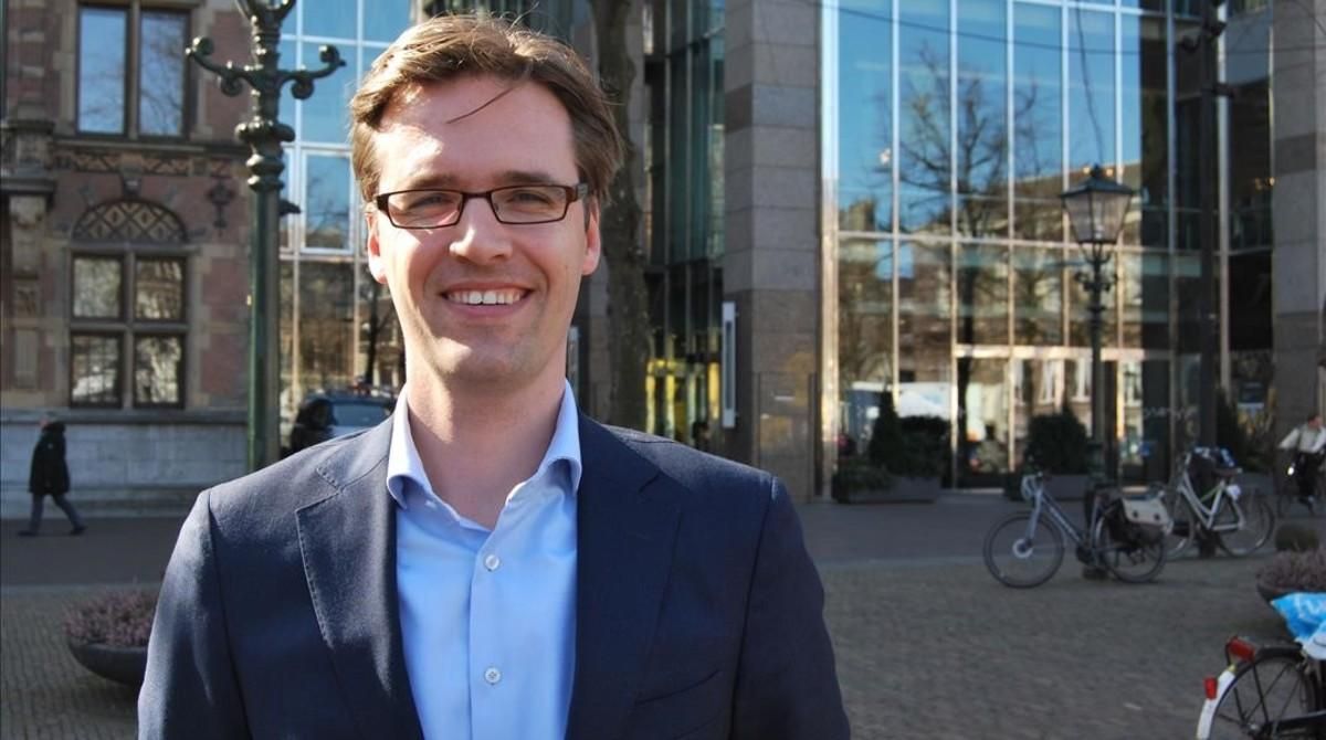 Sjoerd Sjoerdsma, jefe de campaña y portavoz de asuntos exteriores del partido neerlandés D66. Sjoerd Sjoerdsma, jefe de campaña y portavoz de asuntos exteriores del partido neerlandés D66.