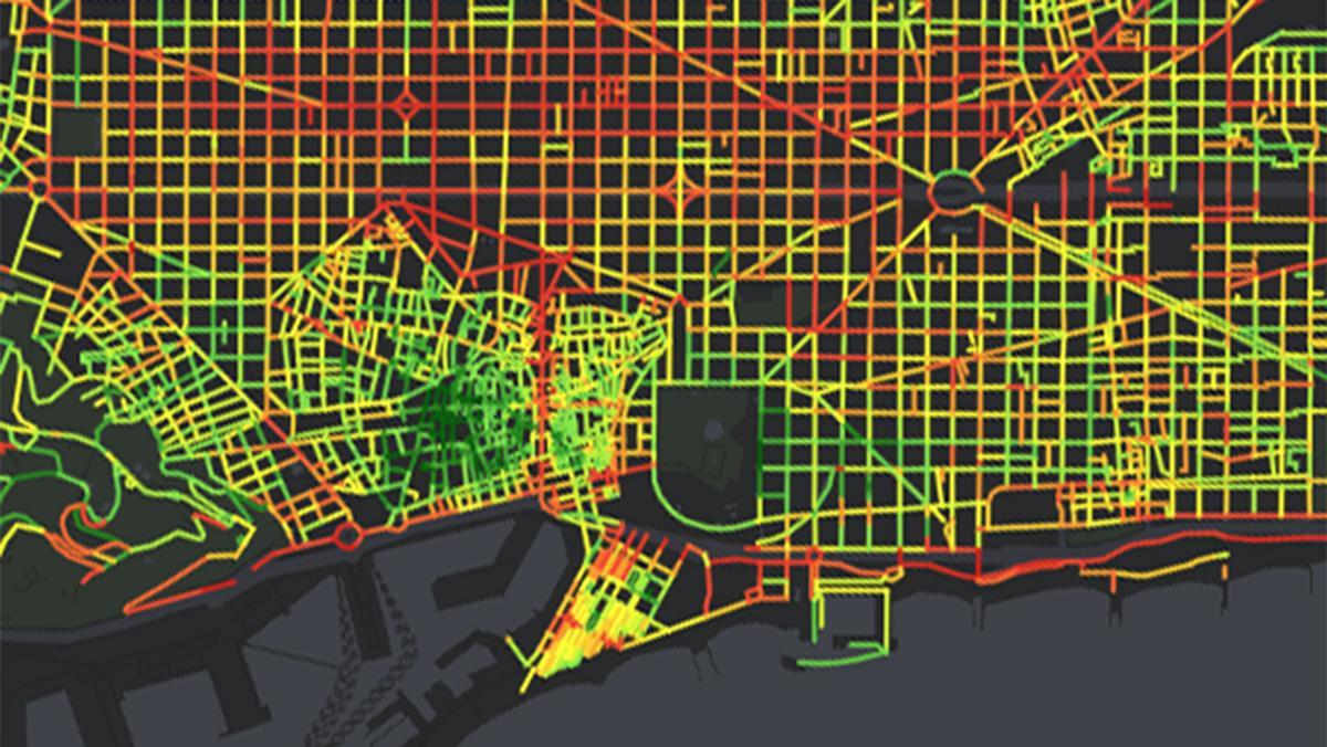 Mapa | ¿Vives en una calle 'saludable' en Barcelona? Mapa | ¿Vives en una calle 'saludable' en Barcelona?
