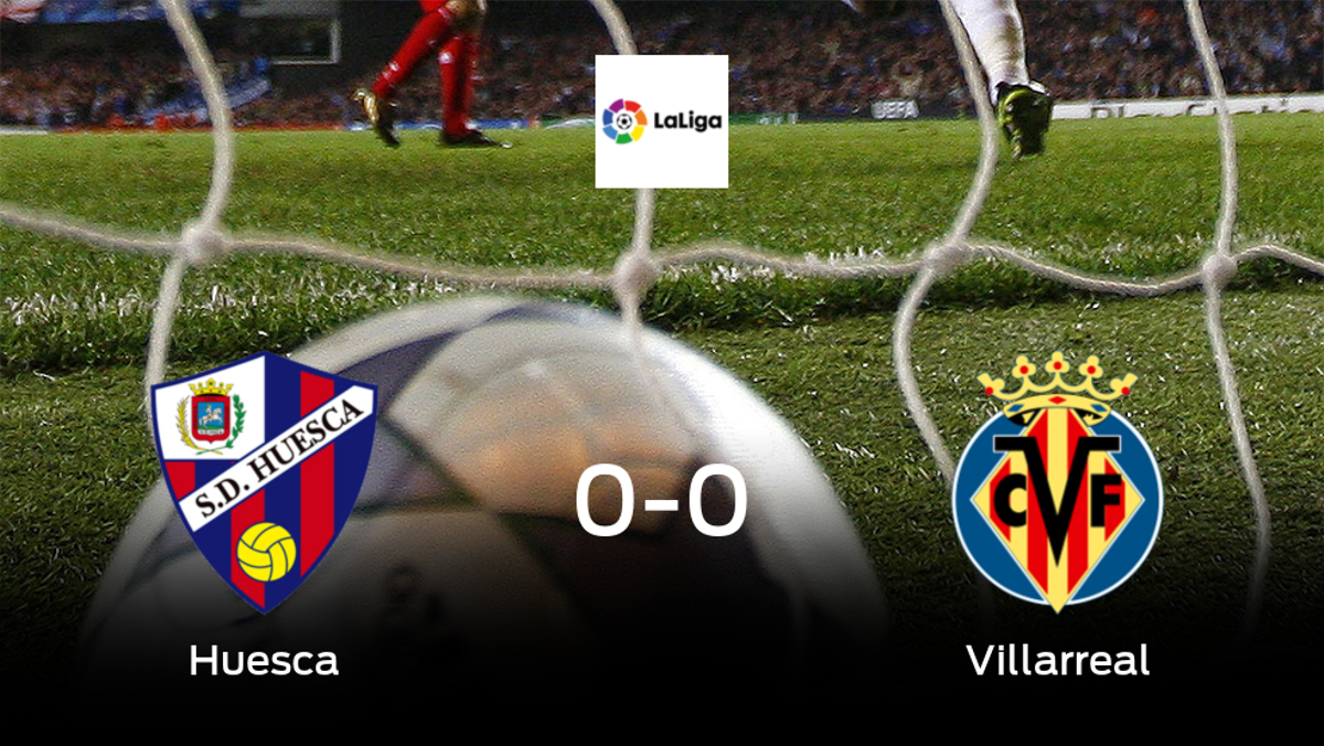 El Huesca y el Villarreal se reparten los puntos en un partido sin goles (0-0) El Huesca y el Villarreal se reparten los puntos en un partido sin goles (0-0)