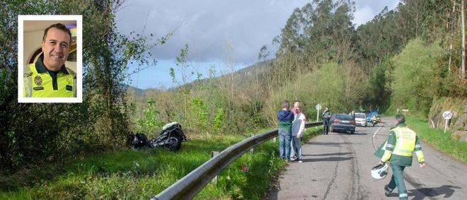 La enorme tragedia que evitó Dámaso, el guardia civil atropellado en Pravia: "Se hubiera llevado el pelotón de ciclistas por delante"