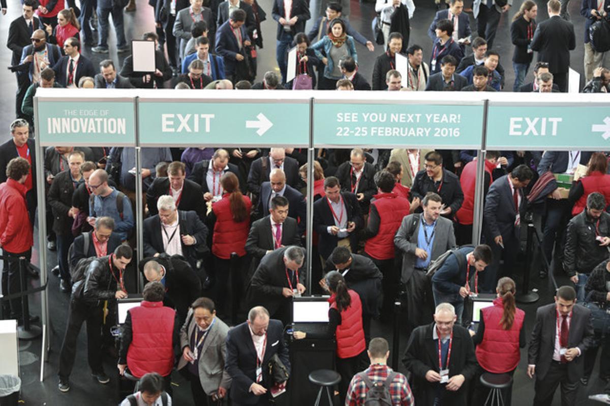 El salón Mobile World Congress 2015 (MWC) de Barcelona. El salón Mobile World Congress 2015 (MWC) de Barcelona.