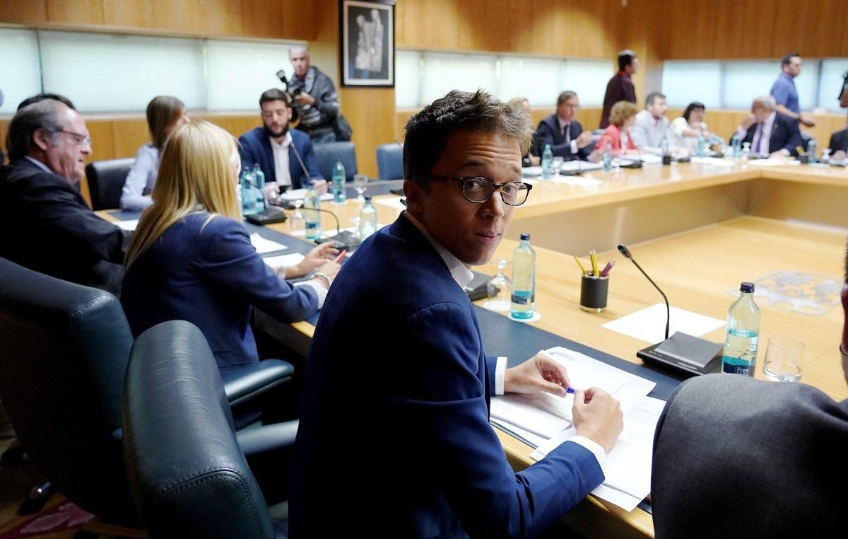 El portavoz de Más Madrid, Íñigo Errejón, en la junta de Portavoces de la Comunidad de Madrid El portavoz de Más Madrid, Íñigo Errejón, en la junta de Portavoces de la Comunidad de Madrid