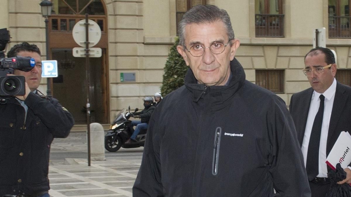 El padre Román, en una imagen de marzo de este año. El padre Román, en una imagen de marzo de este año.