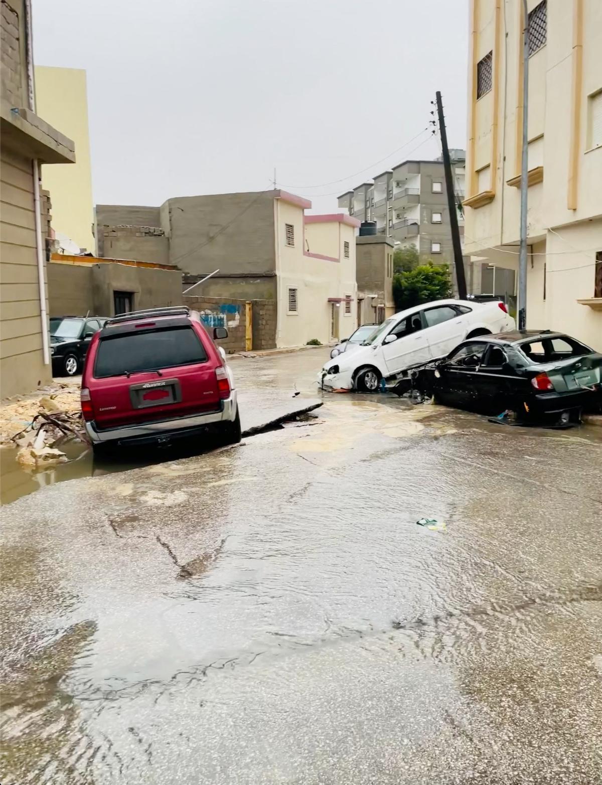 Devastadoras inundaciones en Libia tras el paso del ciclón Daniel