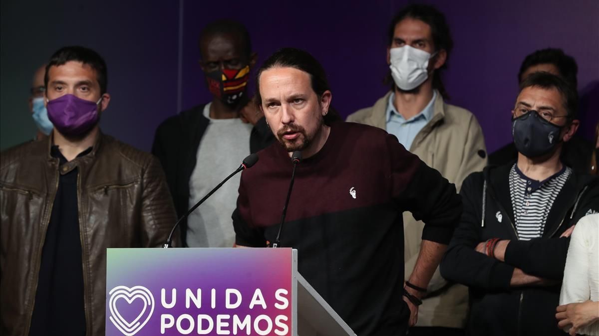 El lider de Unidas Podemos Pablo Iglesias El lider de Unidas Podemos Pablo Iglesias