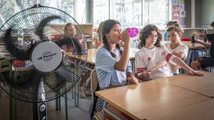 Educació enviarà ventiladors a les escoles on s’ha detectat més calor