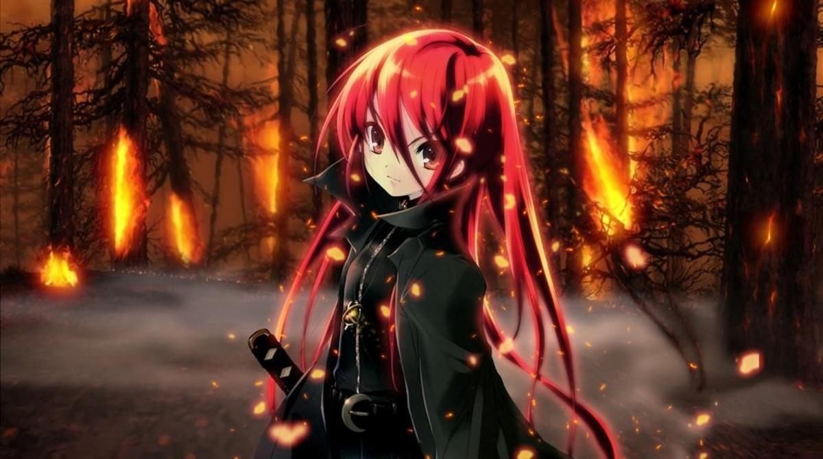 Shana, protagonista del filme Shakugan No Shana. Shana, protagonista del filme Shakugan No Shana.
