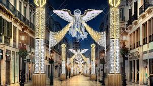 Desconcierto con los "ángeles amenazantes" que adornarán Málaga estas navidades