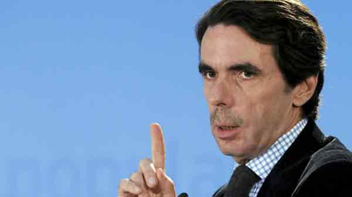 Aznar muestra su ’apoyo más modesto, pero decidido’ para Rajoy