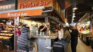 Bar Pinotxo, en La Boqueria.