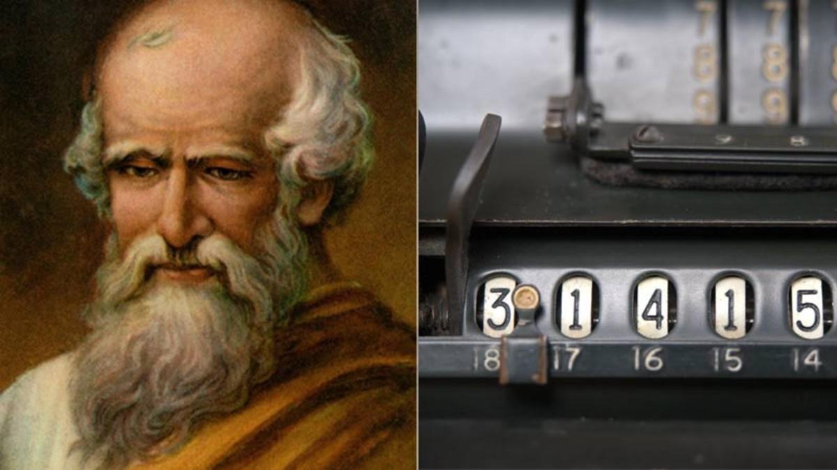 Arquímedes fue uno de los pioneros en determinar el valor del número pi. 