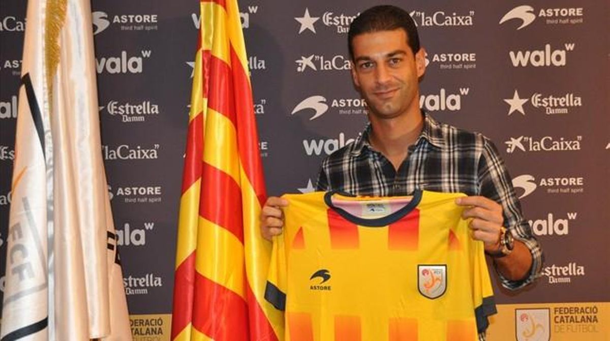 Gerard López, seleccinador de Catalunya. Gerard López, seleccinador de Catalunya.