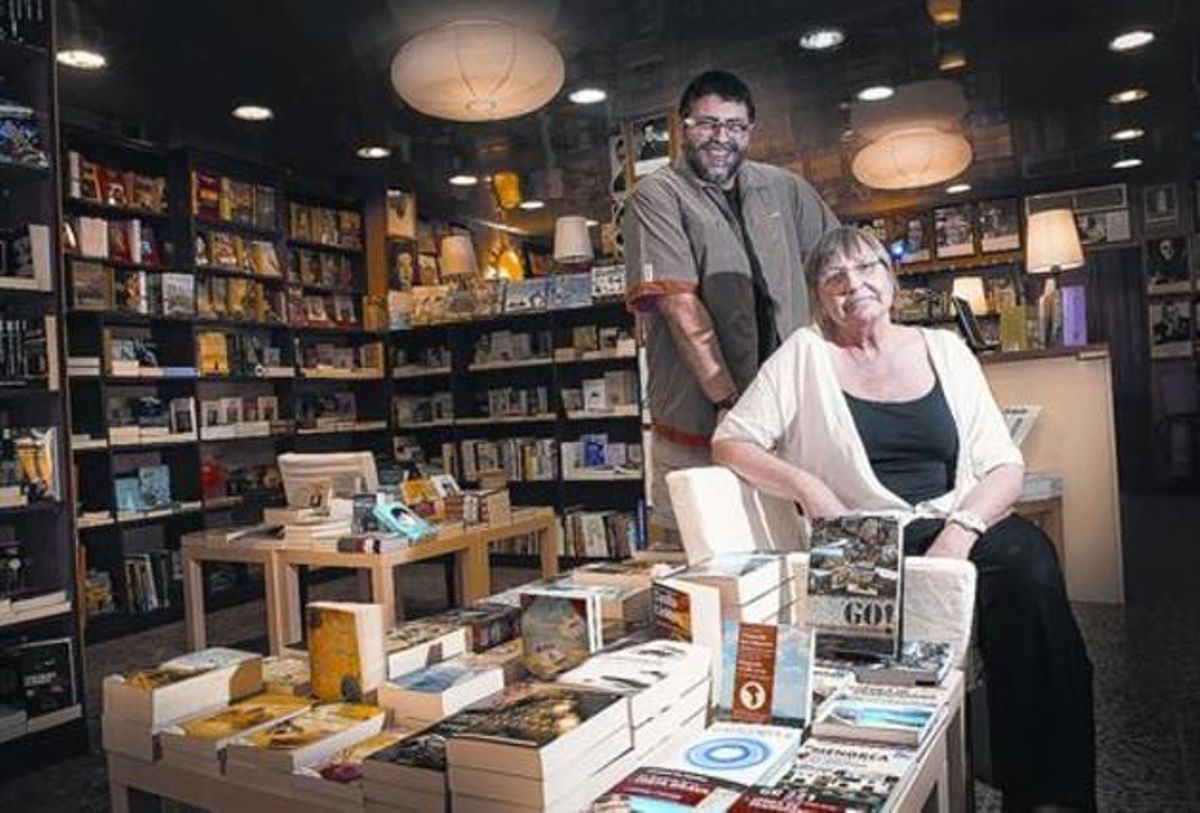 Xon Pagès y Àlex Lerís: "Ser una librería de barrio está muy bien" Xon Pagès y Àlex Lerís: "Ser una librería de barrio está muy bien"