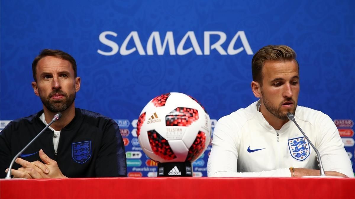 Gareth Southgate, l'escut d'Anglaterra Gareth Southgate, l'escut d'Anglaterra