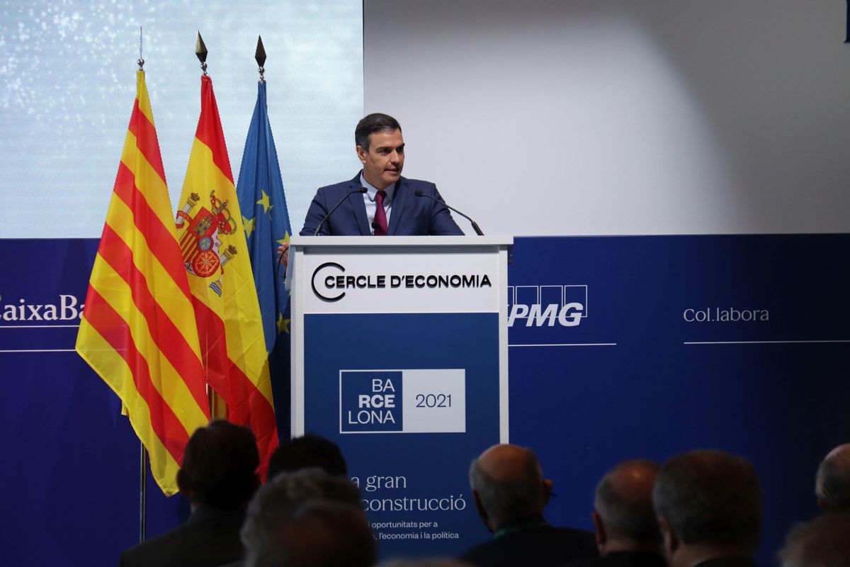 Pedro Sanchez en el Cercle Pedro Sanchez en el Cercle