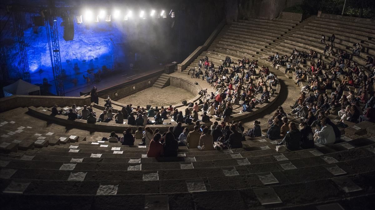 Concierto de Maria Rodés en el Teatre Grec durante las fiestas de La Mercè el pasado septiembre. Concierto de Maria Rodés en el Teatre Grec durante las fiestas de La Mercè el pasado septiembre.