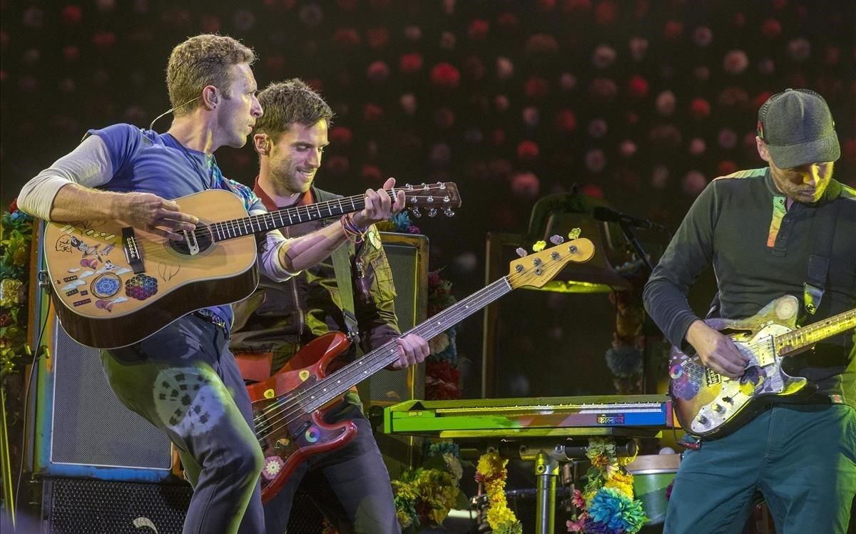 La banda británica Coldplay. La banda británica Coldplay.