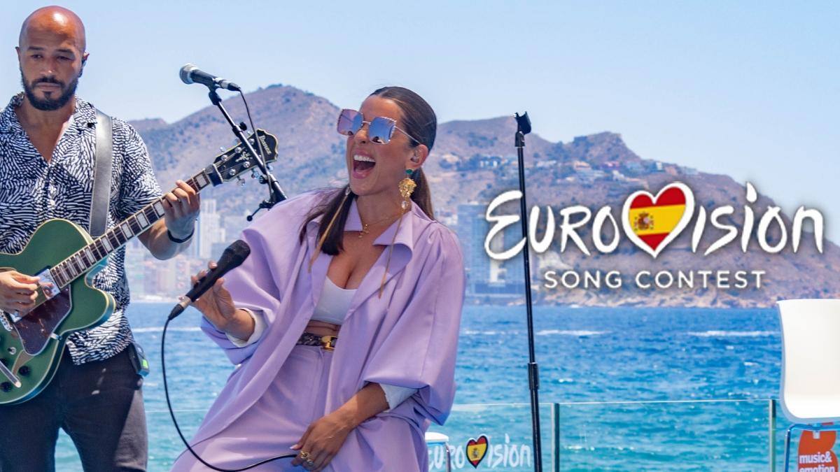 Ruth Lorenzo en la actuación que hizo en el acto de anuncio del ’Benidorm Fest 2022’ Ruth Lorenzo en la actuación que hizo en el acto de anuncio del ’Benidorm Fest 2022’