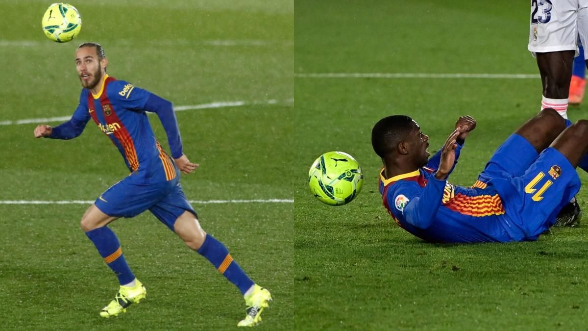 Caras (Mingueza, Ilaix) y cruces (Dembélé, Griezmann) en el clásico Caras (Mingueza, Ilaix) y cruces (Dembélé, Griezmann) en el clásico