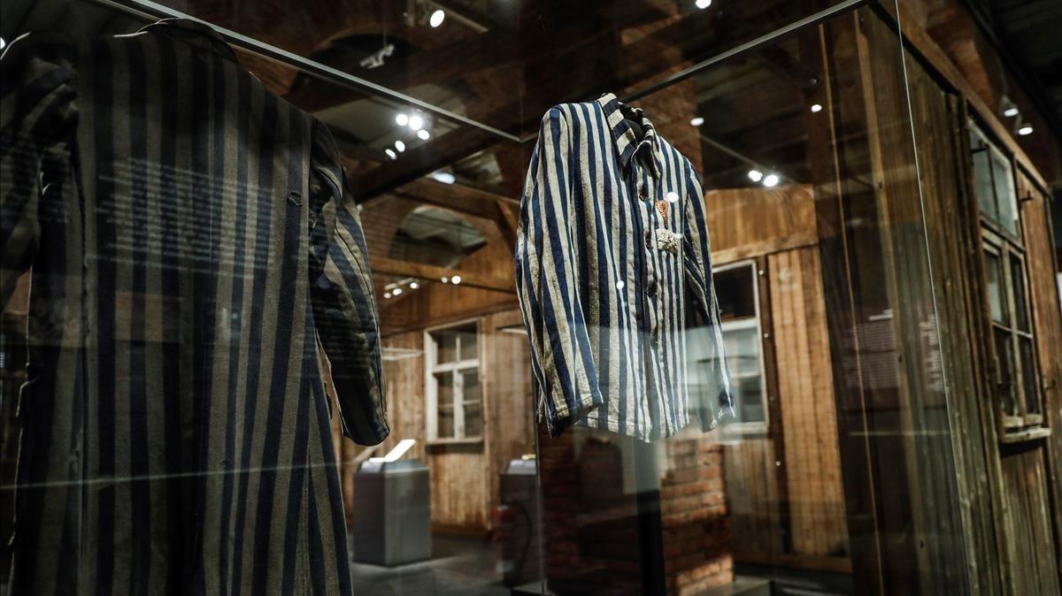 La exposición sobre ’Auschwitz’, en Madrid. 