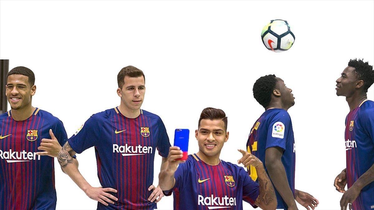 McGuane, Rivera, Nahuel, Ballou y Hongla, los cinco fichajes invernales del Barça B.