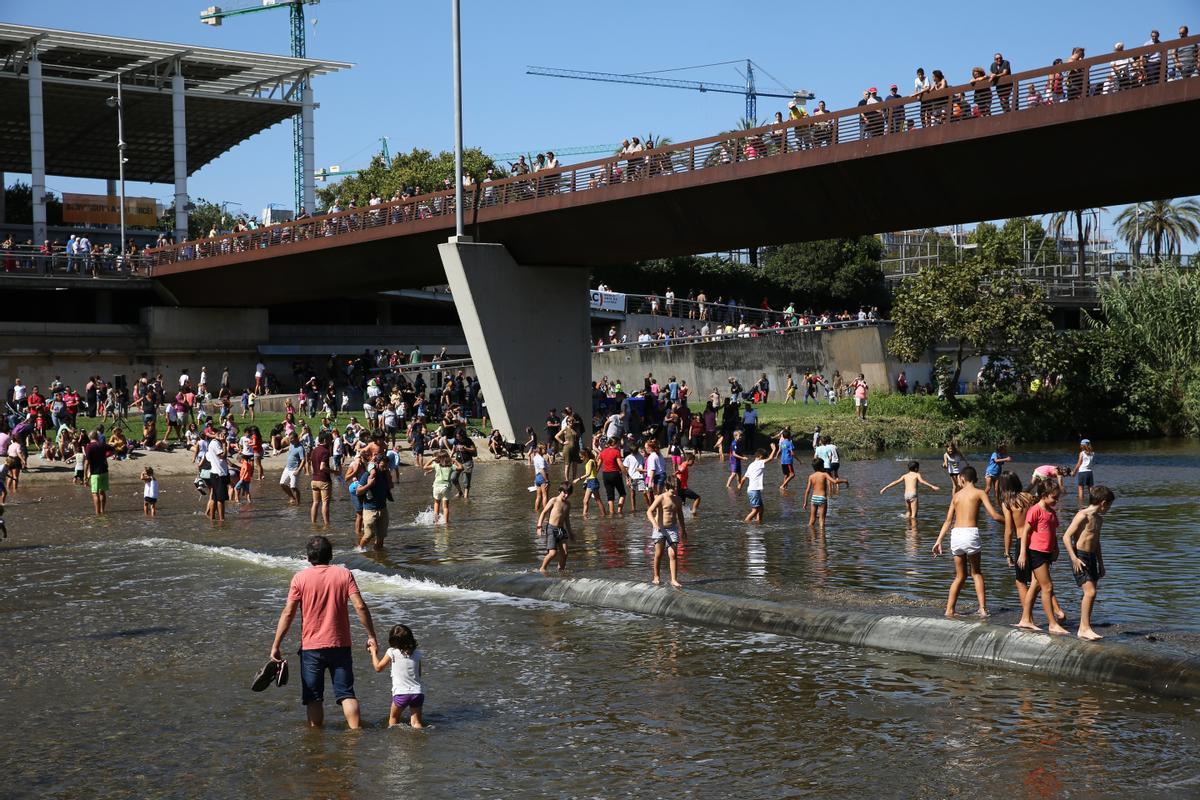 La Mercè es banyarà de nou al riu Besòs el 2023