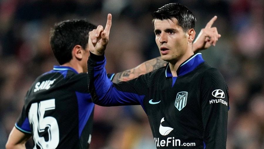 Un polémico gol de Morata hunde al Girona en el minuto 93