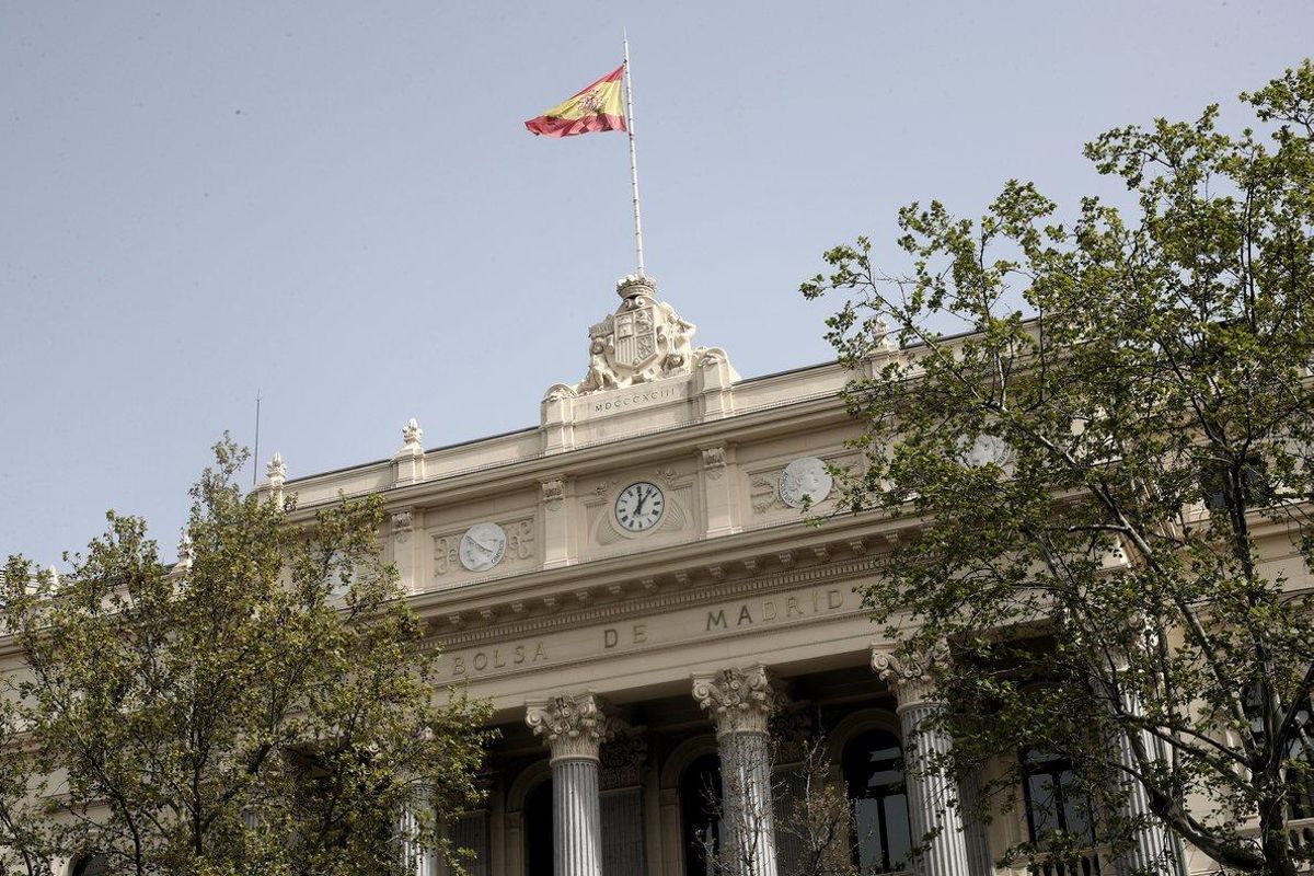 Imagen del edificio de la Bolsa de Madrid Imagen del edificio de la Bolsa de Madrid