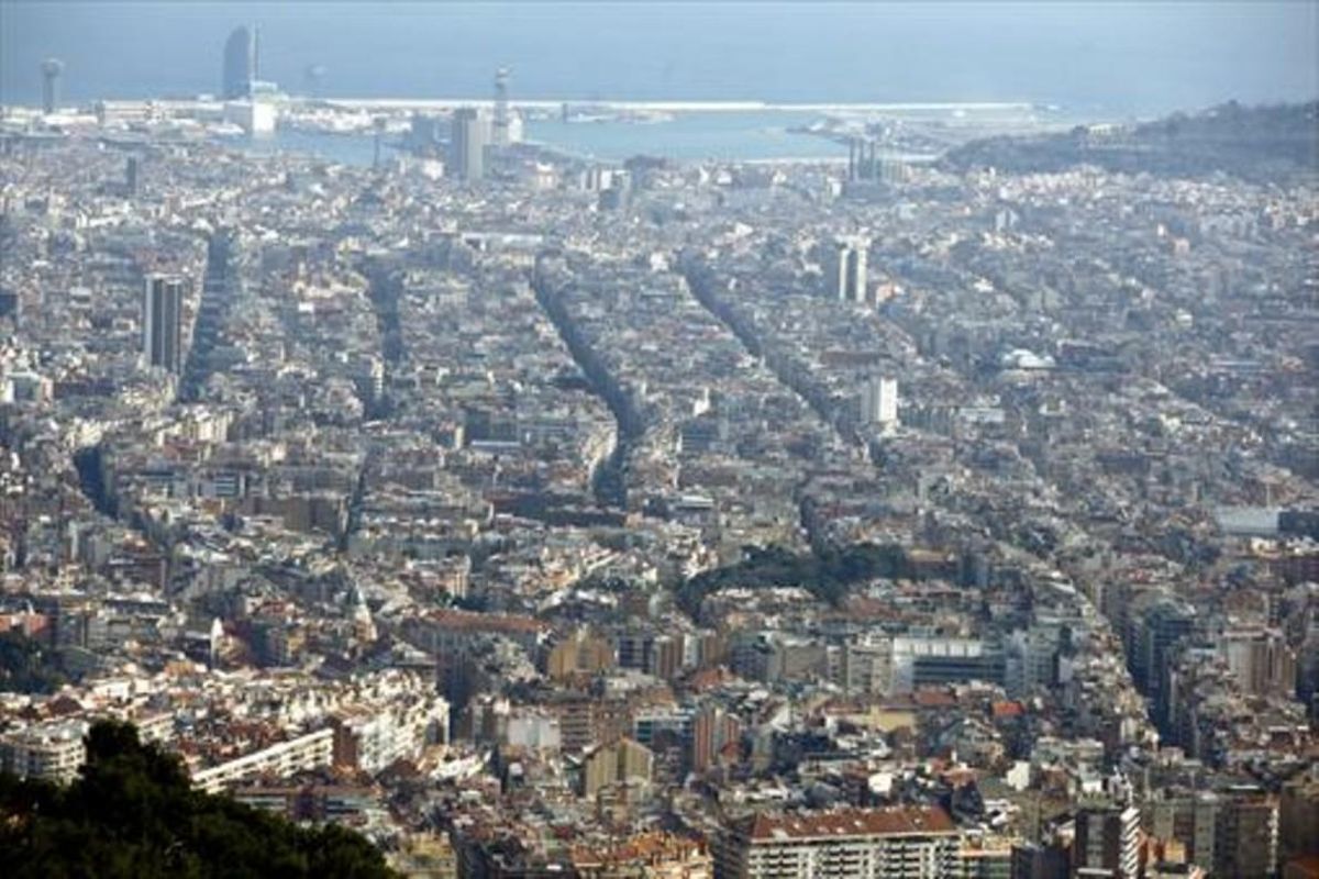 Panorámica de Barcelona. Panorámica de Barcelona.