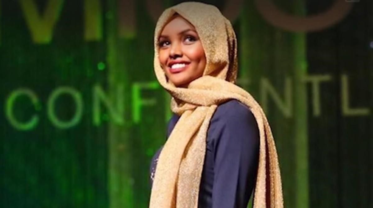 La modelo Halima Aden. La modelo Halima Aden.