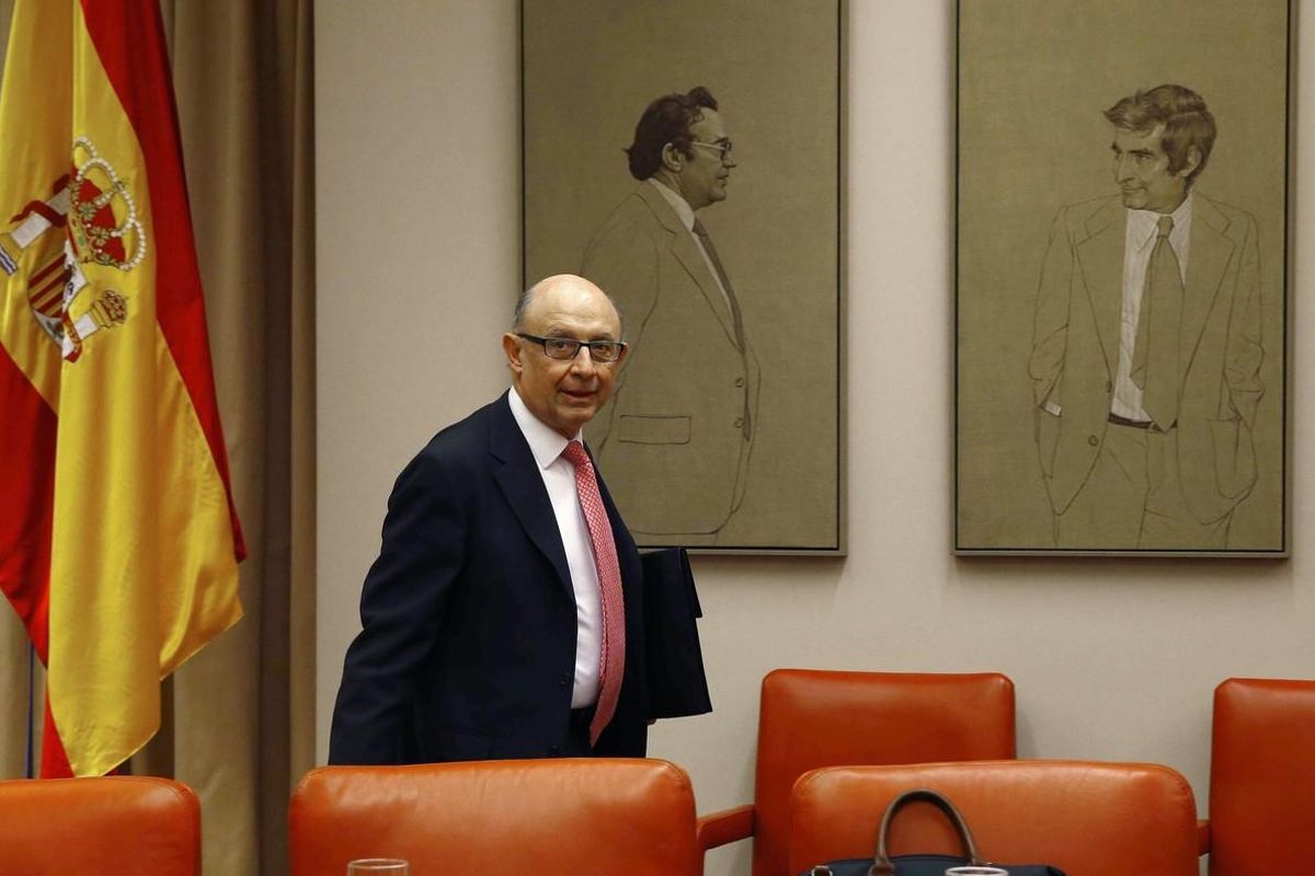 El ministro de Hacienda y Función Pública Cristóbal Montoro. El ministro de Hacienda y Función Pública Cristóbal Montoro.