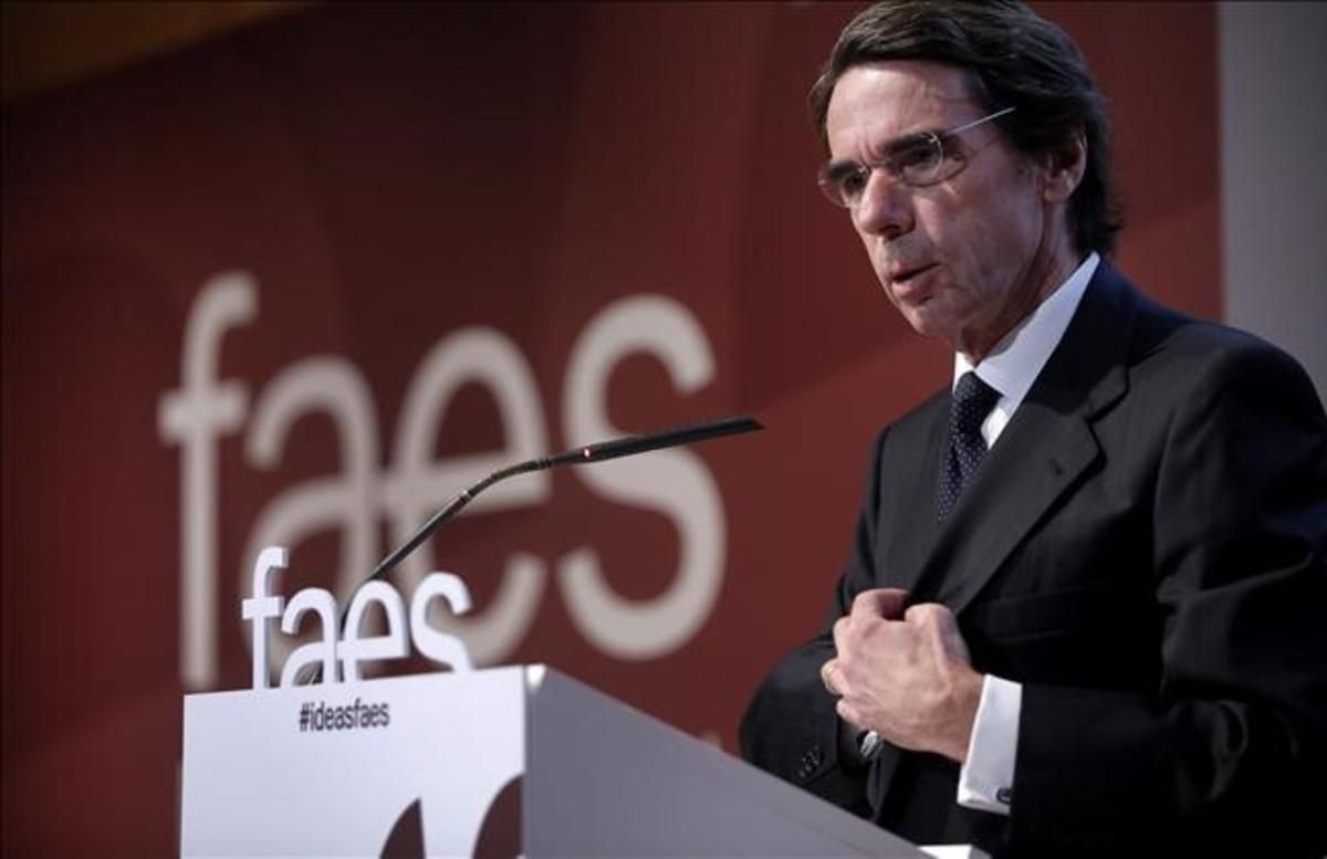 El expresidente del Gobierno, José María Aznar. El expresidente del Gobierno, José María Aznar.