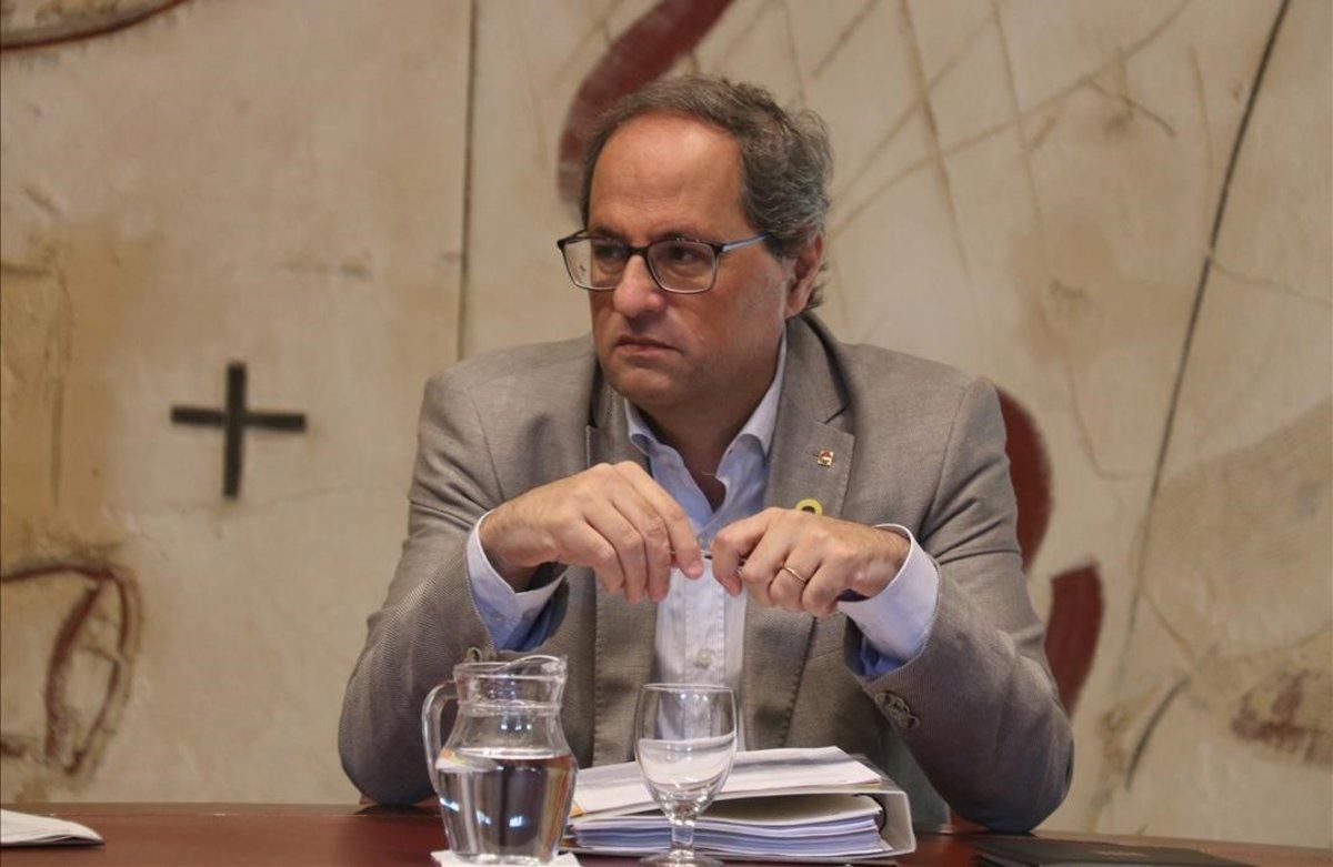 El presidente de la Generalitat, Quim Torra El presidente de la Generalitat, Quim Torra