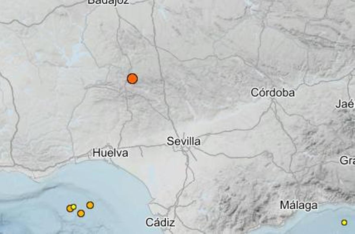Detectado un terremoto de 3.1 grados con epicentro en Cumbres Mayores (Huelva)