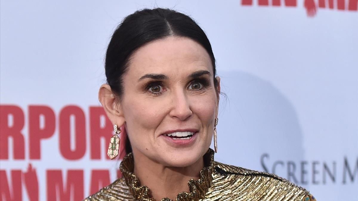 La actriz Demi Moore. La actriz Demi Moore.