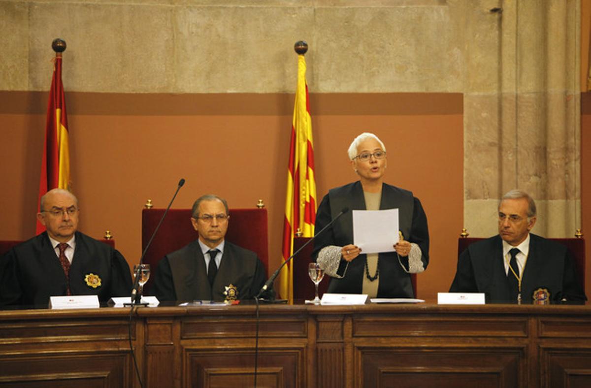Anna Magaldi toma de posesión como nueva fiscala jefa de Catalunya.