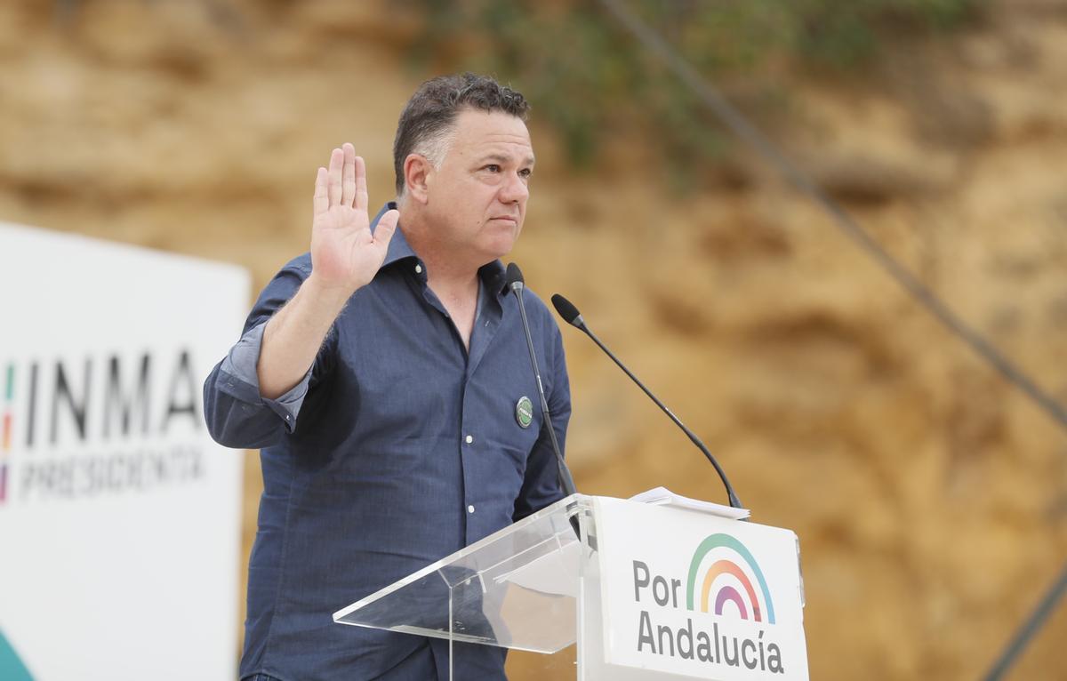 El candidato de Por Andalucía por Cádiz, Juan Antonio Delgado