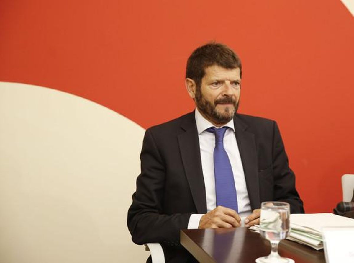 El director de los Mossos, Albert Batlle, el pasado junio durante una rueda de prensa. El director de los Mossos, Albert Batlle, el pasado junio durante una rueda de prensa.