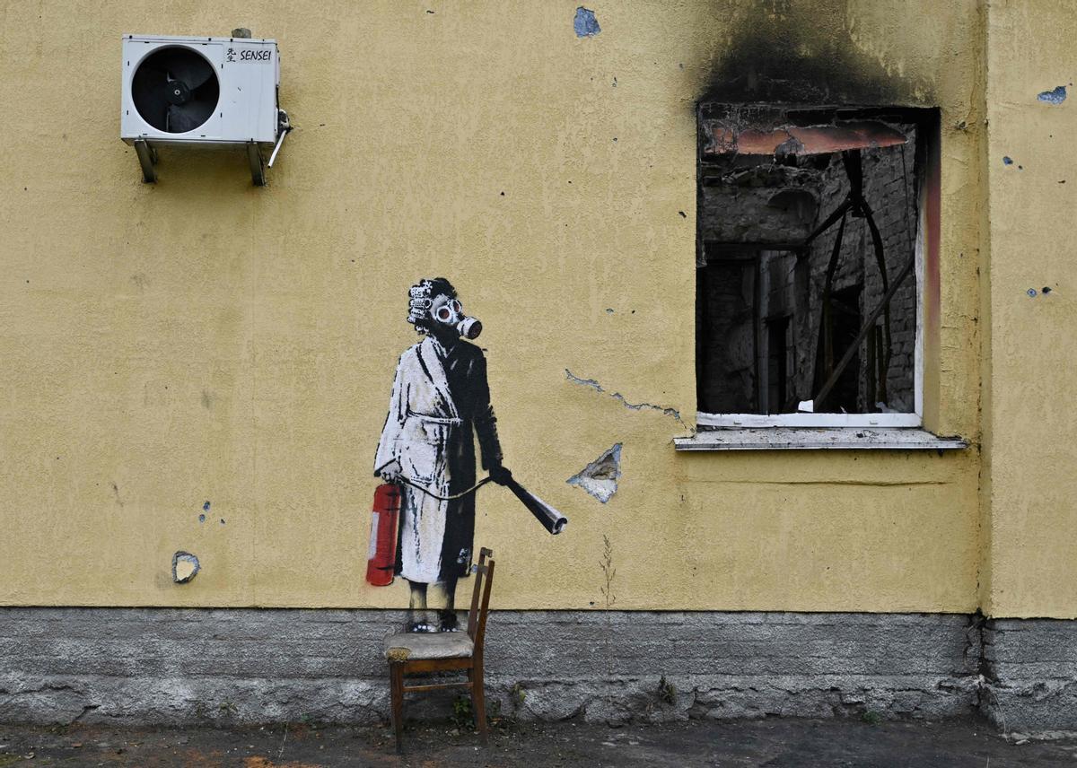 La policia ucraïnesa frustra un intent de robatori d’una obra atribuïda a Banksy