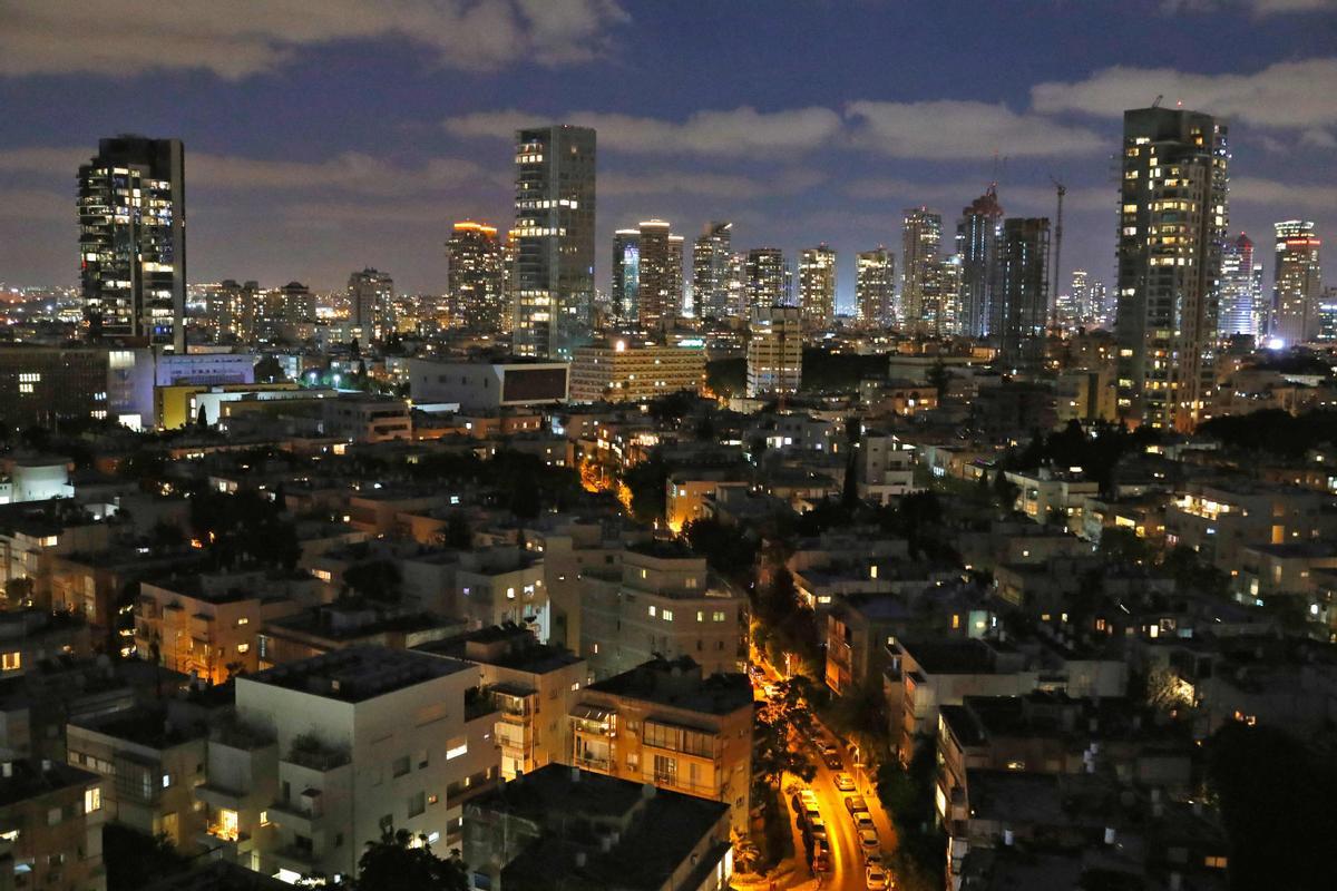 Vista del ’skyline’ de edificios de Tel Aviv.