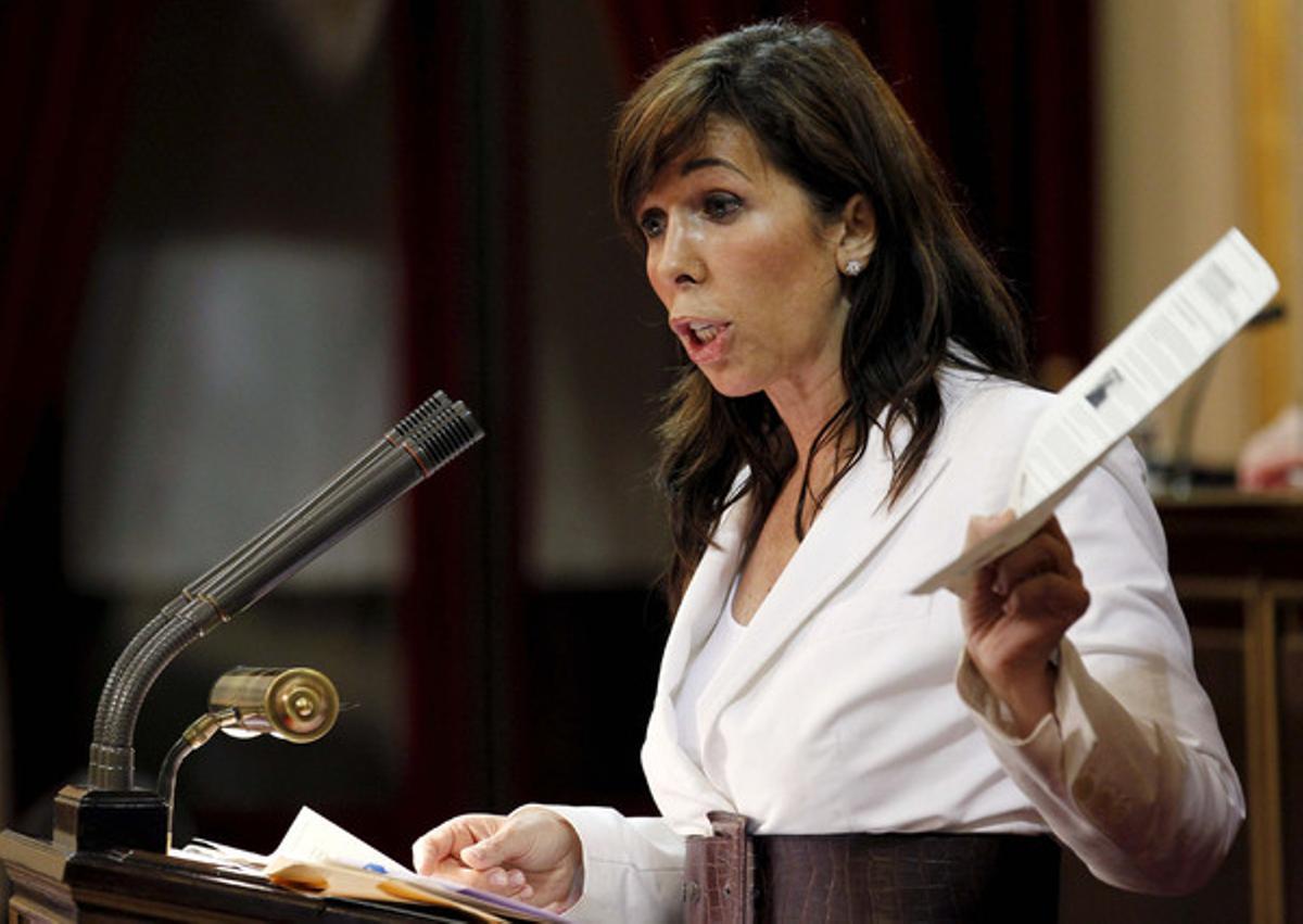 La presidenta del PP de Catalunya, Alicia Sánchez-Camacho.