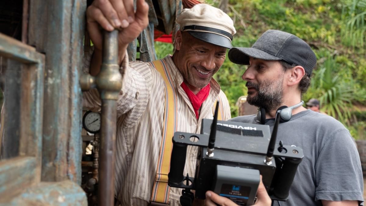 El director Jaume Collet-Serra (derecha) junto al protagonista, Dwayne Johnson. El director Jaume Collet-Serra (derecha) junto al protagonista, Dwayne Johnson.