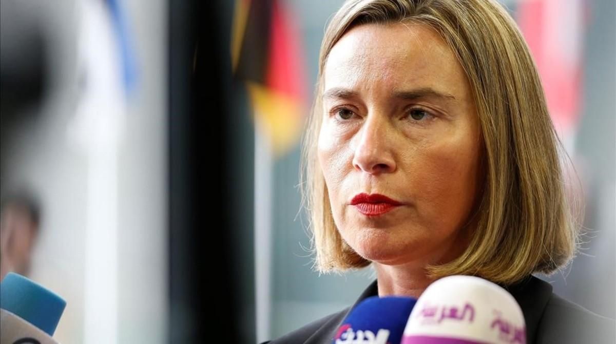 La alta representante de la Union Europea para Asuntos Exteriores, Federica Mogherini. La alta representante de la Union Europea para Asuntos Exteriores, Federica Mogherini.