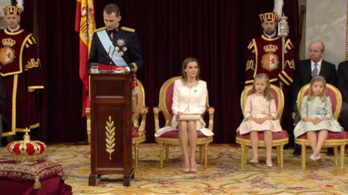 El primer discurs de Felip VI com a Rei d’Espanya, al Congrés dels Diputats.