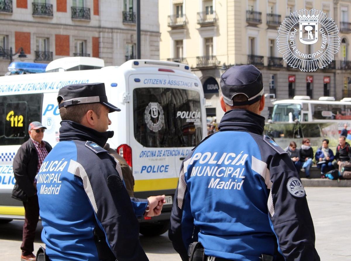 La Policía Municipal de Madrid.