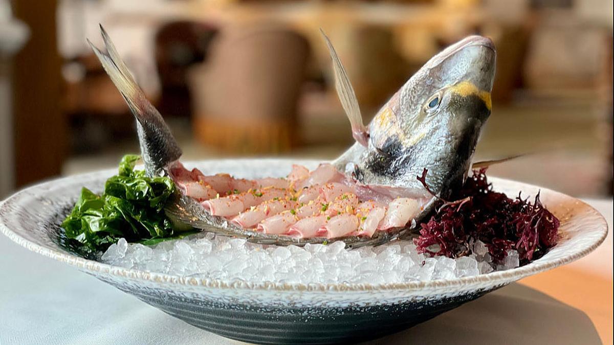 Kabuki Raw: peix, tall japonès, amaniment bilbaí