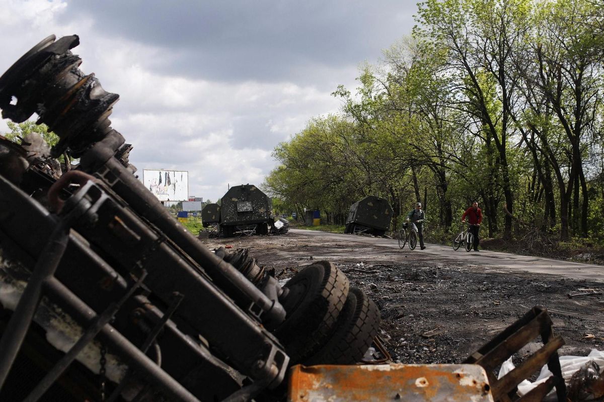 Día 79 de la guerra: Ucrania expulsa a las tropas rusas más allá del río que cruza el Donbás Día 79 de la guerra: Ucrania expulsa a las tropas rusas más allá del río que cruza el Donbás