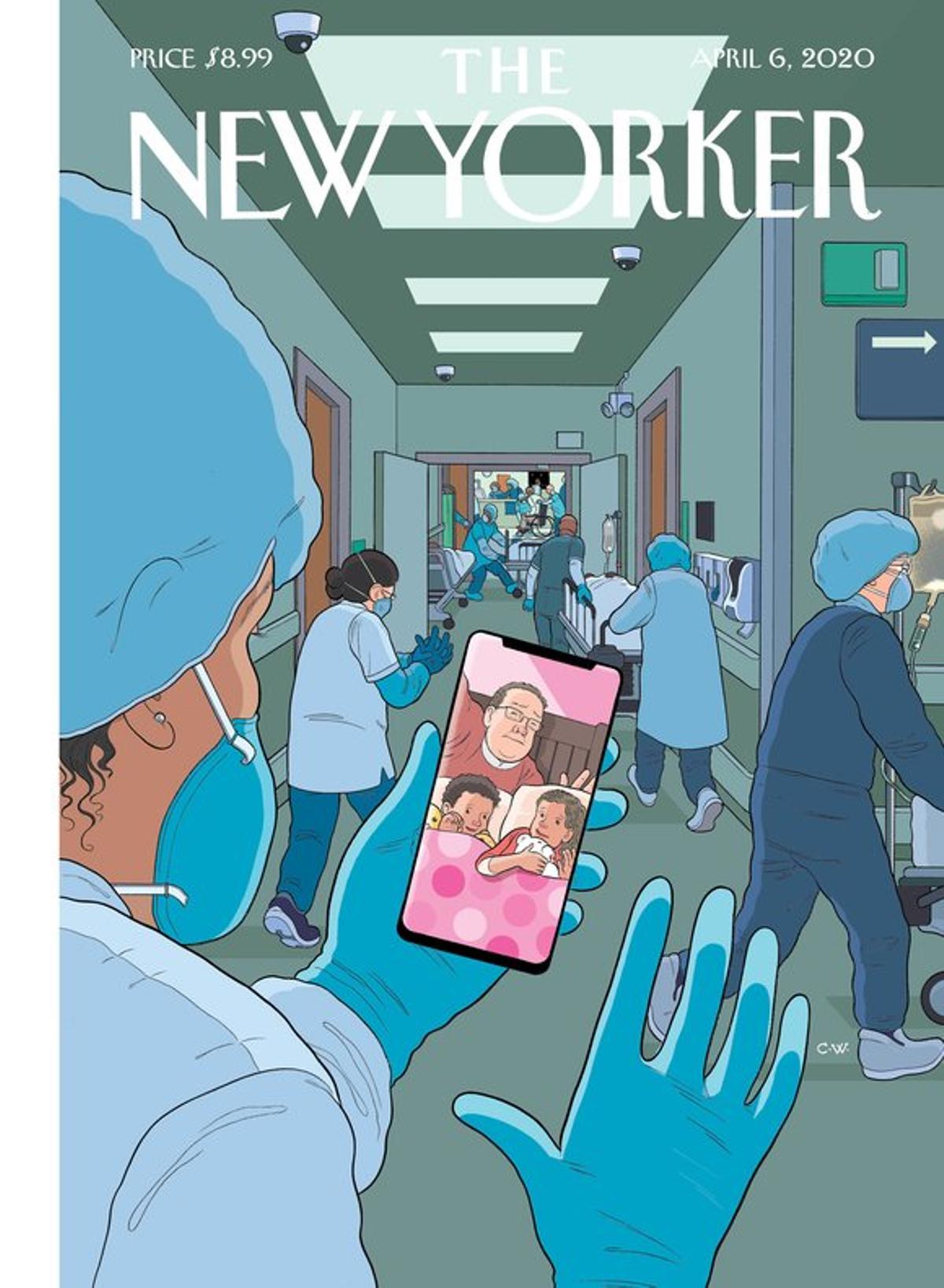 New Yorker dedica su portada a los héroes de la pandemia, los médicos